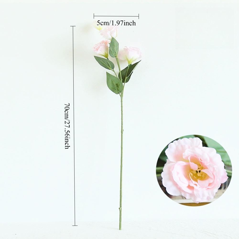 Artificial Flowers Core Content Artificial Eustoma Flower Bouquets for Home Decor Hotel Weddings Lifelike Fake Eustoma Flowers