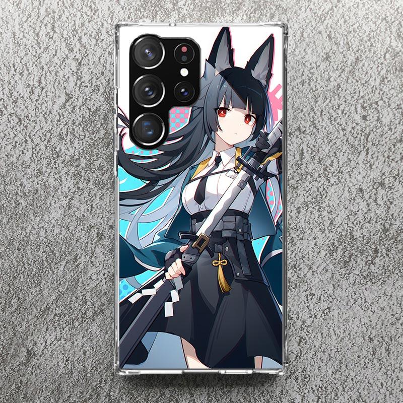 Hoshimi Miyabi Zenless Zone Zero ZZZ Print Soft Case for Samsung Galaxy S25 S24 S23 S22 Ultra S21 Plus S20 FE Phone Shell S10 +