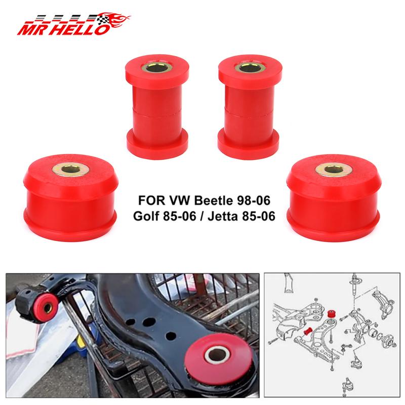 Car Front Control Arm Bushings Kit 22-202 For VW Beetle MK4 Golf/Jetta MK2 MK3 MK4 1985-2006 Polyurethane Car Accessories