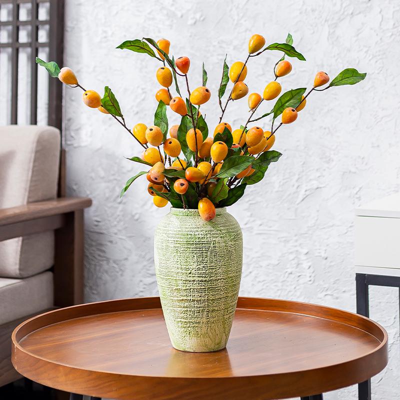 Nordic Ceramic Luxury Vase for Living Room - Minimalist Flower Arrangement Decor