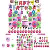 Creative Birthday Party Supplies Alphabet Lore Theme Balloon Pull Flag Set Decorations