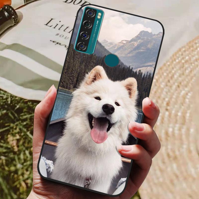 For TCL 20 SE Case Soft Silicone Phone Back Cover For TCL 20 SE TCL20SE TCL20 20SE Cases Coque for TCL 20SE  Fundas Bumper Shell