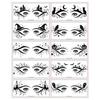 10 Sheets Gothic Style Face Makeup Stickers Waterproof Eye Shadow Stickers  Costume Party