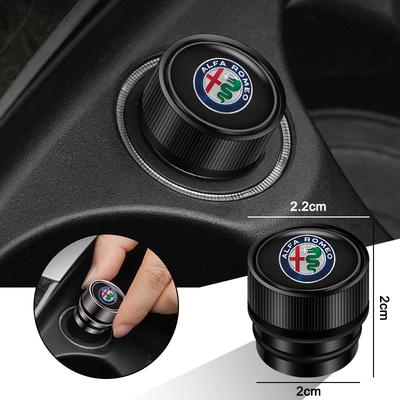 TNCWP1 Car Cigarette Lighter Dust Cover Dustproof Decoration Cap For Giulietta 159 147 156 166 Mito Giulia GT Stelvio Tonale