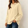 Women's Fashion Long Sleeve Hoodie Pullover Color Casual Top for Daily Wear