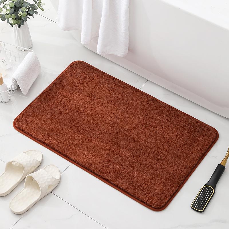Quick-Dry Non-Slip Bathroom Entrance Mats - Absorbent Toilet & Restroom Floor Carpets