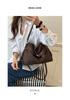 2026 Korean Style One-Shoulder Women's Large Capacity Crossbody Bag - High-End Solid Color Tote