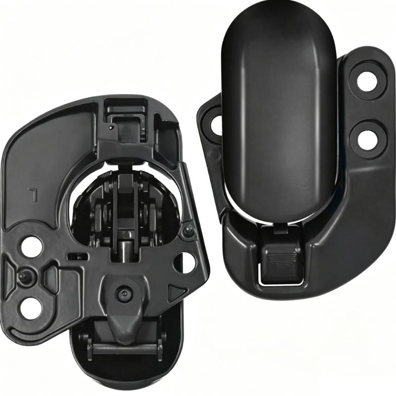 Open Car Front Roof Header Lock Set with Left and Right Assembly Pair, Convertible Top Lock Parts for Roof Repair Position Service