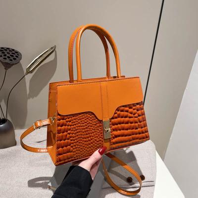 Women'S Bag Trendy Fashion Portable Trendy Bag Foreign Style Retro Design Messenger Small Square Bag
