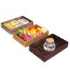 Rectangular Bamboo Bread and Pastry Display Crate
