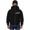Men's Double Hood Loose Outdoor Trendy Hood Cardigan Zipper Hoodie