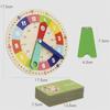 Children Montessori Clock Educational Toys Hour Minute Second Cognition Matching Puzzle Toys Kids Early Learning Teaching Aid