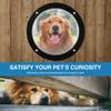Acrylic Dome Pet Fence Window With Vent Clear View Bubble Peek Window Dog Window for Doggie/Cat/Horse Outside Playground Garden