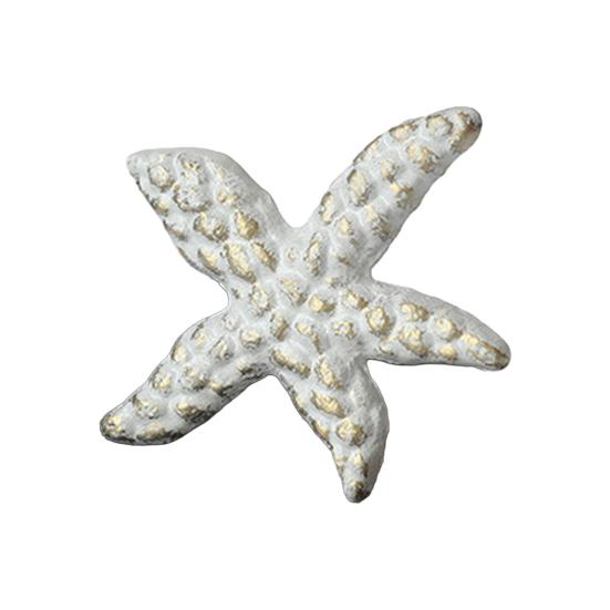 Crab Shaped Handle Marine Life Cabinet Knobs, Metal Furniture Handles, Textured Knob Dresser Knobs for Kitchen Bedroom Drawers Wardrobe Pulls