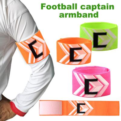 Kapitänsbinde für Fußball, verstellbar, Kapitän „C“-Armband, elastisch, für Fußball- und Basketballspieler, für Erwachsene und Jugendliche