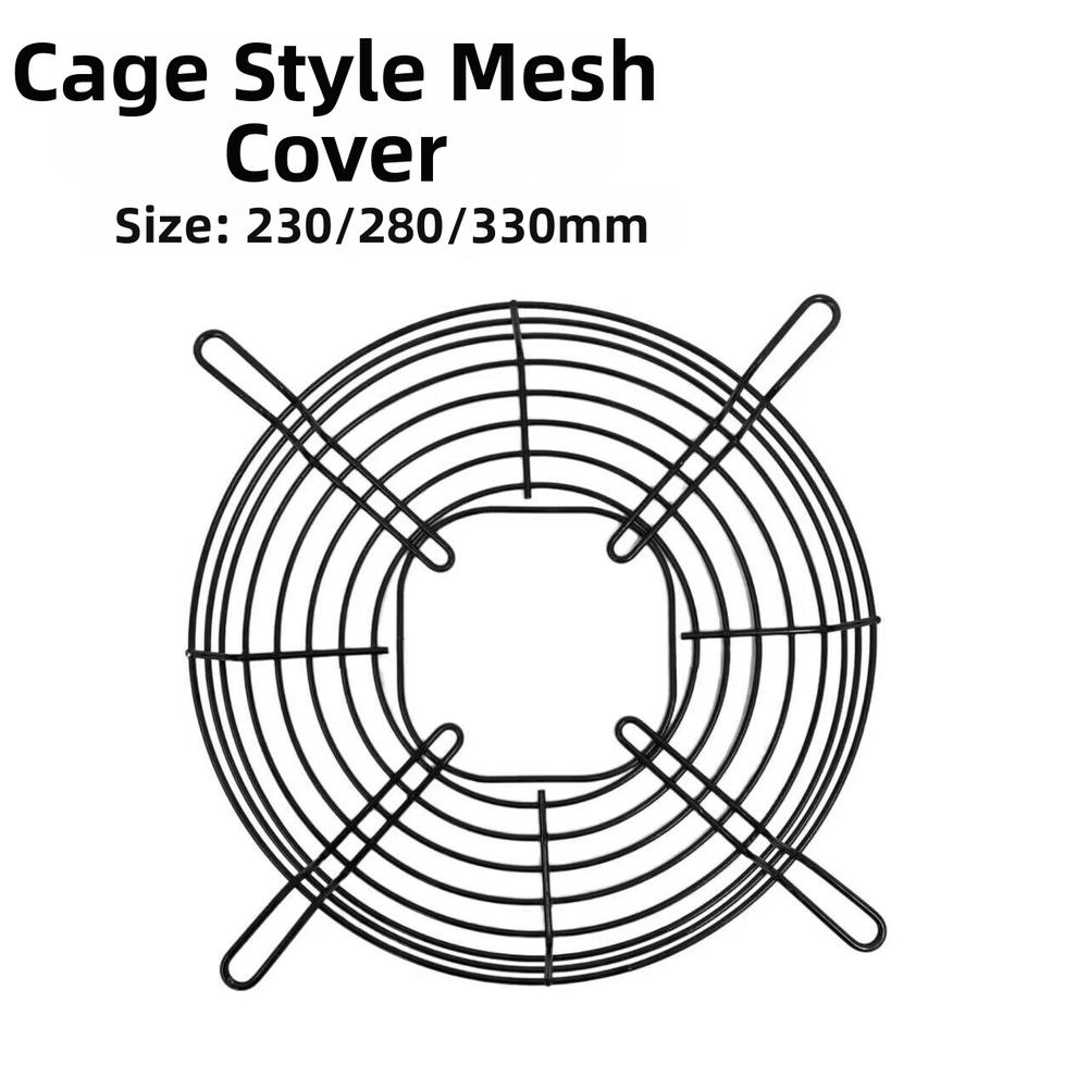 Refrigerator 28 Degree Cooling Fan Blade Mesh Cover Cold Storage Motor Cover 230mm 280mm 330mm Size Fan Grill