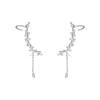 Water drop earrings, long ear bone clips, fairy gas, elf ears, painless mosquito coil disc earclips, no ear holes, fringed earrings.