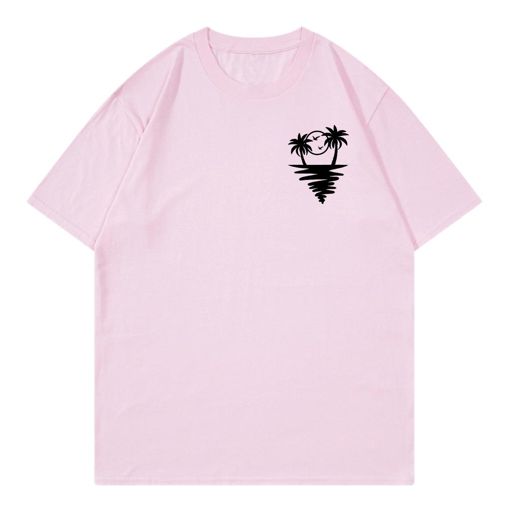 Unisex T-Shirt Lässiges Lockeres Oberteil Bequemes Rundhals-T-Shirt