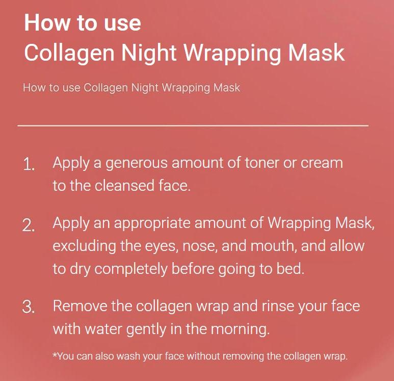 medicube Collagen Night Wrapping Mask 75ml Set (+Jelly Brush)