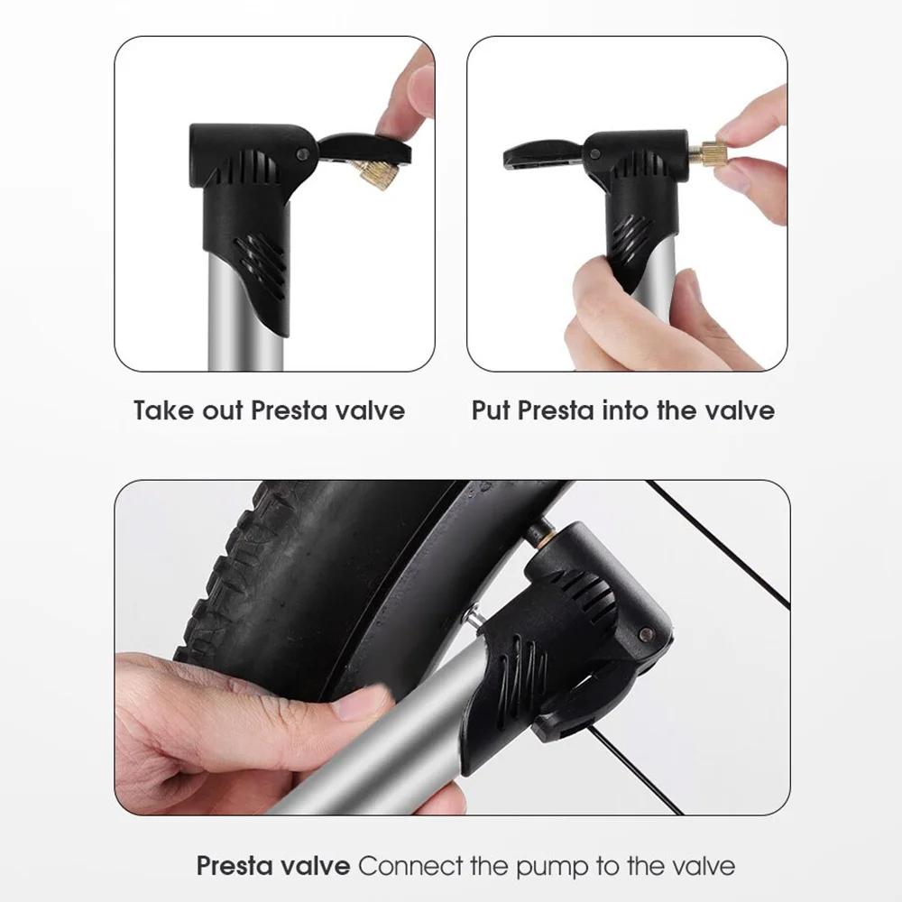 Bicycle Inflator Portable Mini Inflator Basketball Football Inflator Equipment Accessories