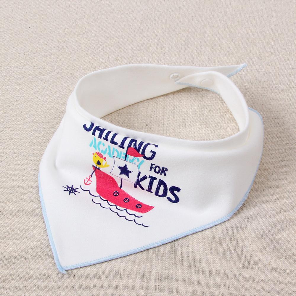 Trojúhelníkové opakovaně použitelné bryndáčky pro miminka omyvatelná tkanina na odříhnutí Chlapci Dívčí bryndáčky s šátkem Baberos Babador bryndáčky s šátkem pro novorozence