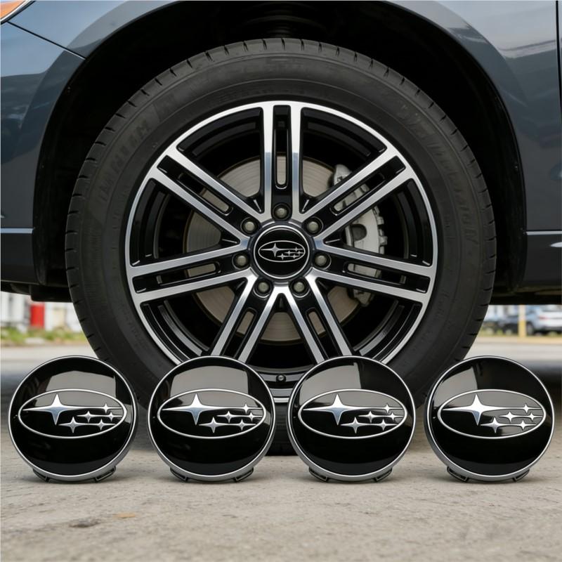 For Subaru Impreza Forester Crosstrek Outback XV WRX Legacy STI Ascent Mpreza B 4Pcs Rim Center Caps Car Wheel Hub Replace Cover bnd1