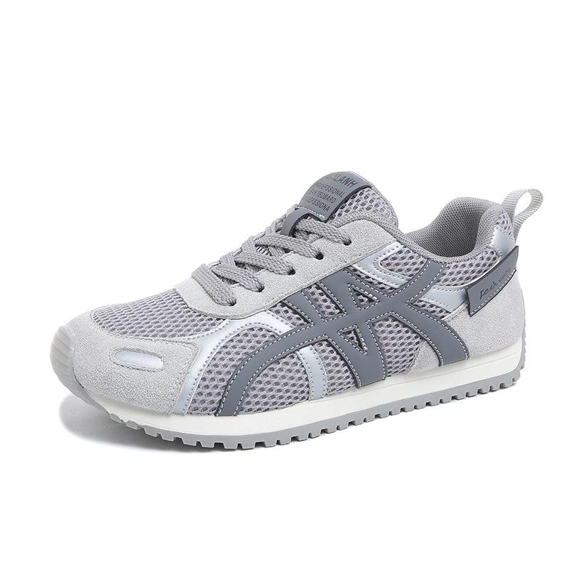 2025 New Leather Breathable Mesh Platform Forrest Gump Shoes Women's Summer and Autumn Versatile Casual Sports Running Shoes Casual Shoes