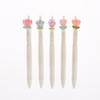 5/10Pcs Cute Sweet Tulip Flower Gel Pens Quick-Dry Ballpoint Pens 0.5Mm Black Ink Pen Office School Stationery Supplies