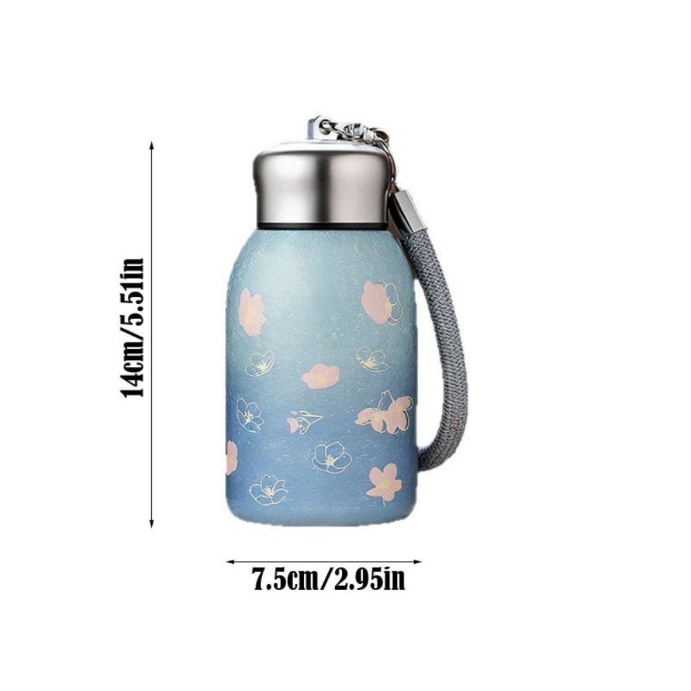 Leak Proof Insulated Cup 316 Stainless Steel Water Bottle Fashion Mini Thermal Cup  Sports
