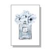 Fashionable Luxury Bottle of Coco Perfume, Canvas, Painting, Scandinavian Flower, Print Poster, Wall Painting, Modern Decoration of the Room