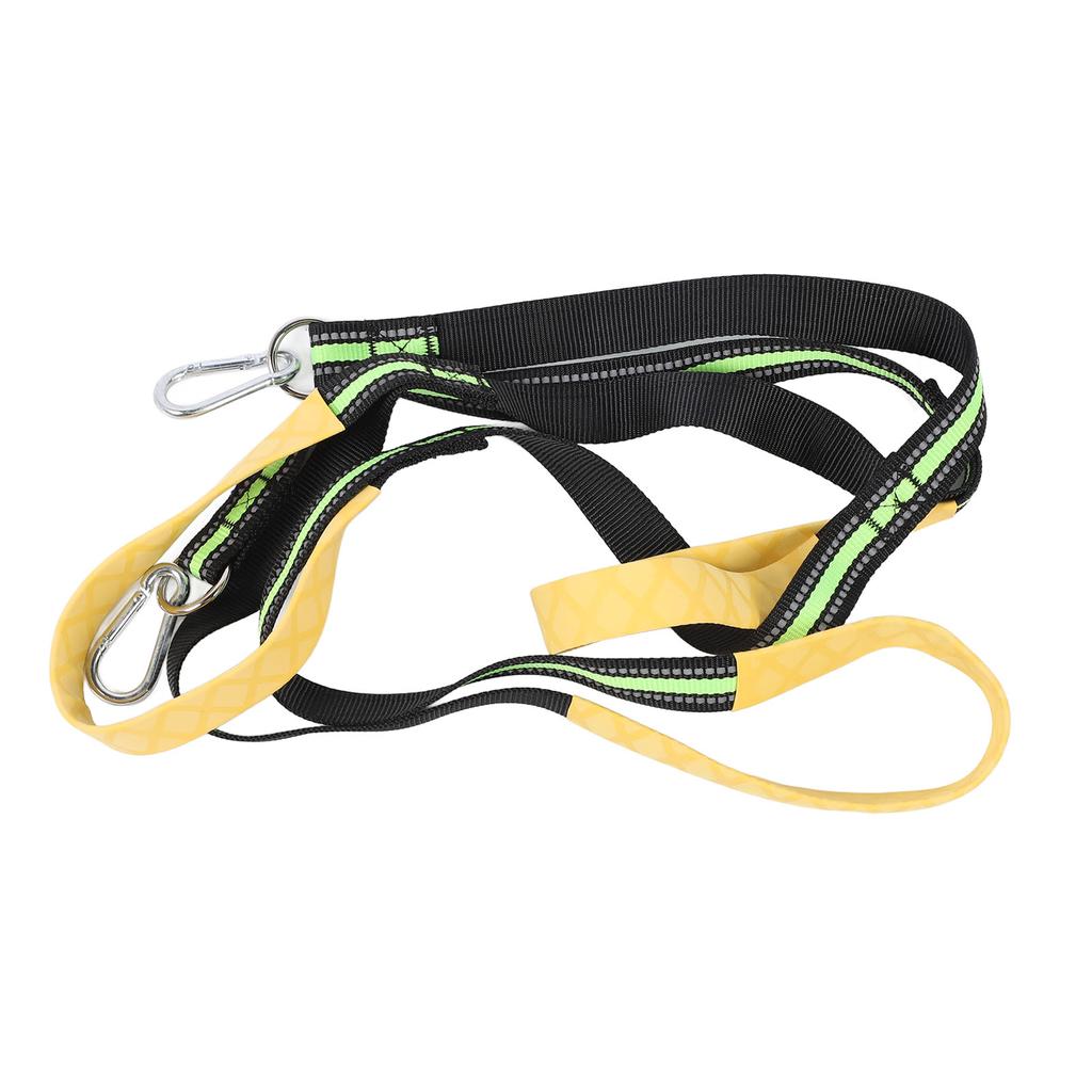 Boat Rope Ladder 3 Step Foldable Soft Swim Ladder for Inflatable Boat Kayak Canoe Fluorescent Green