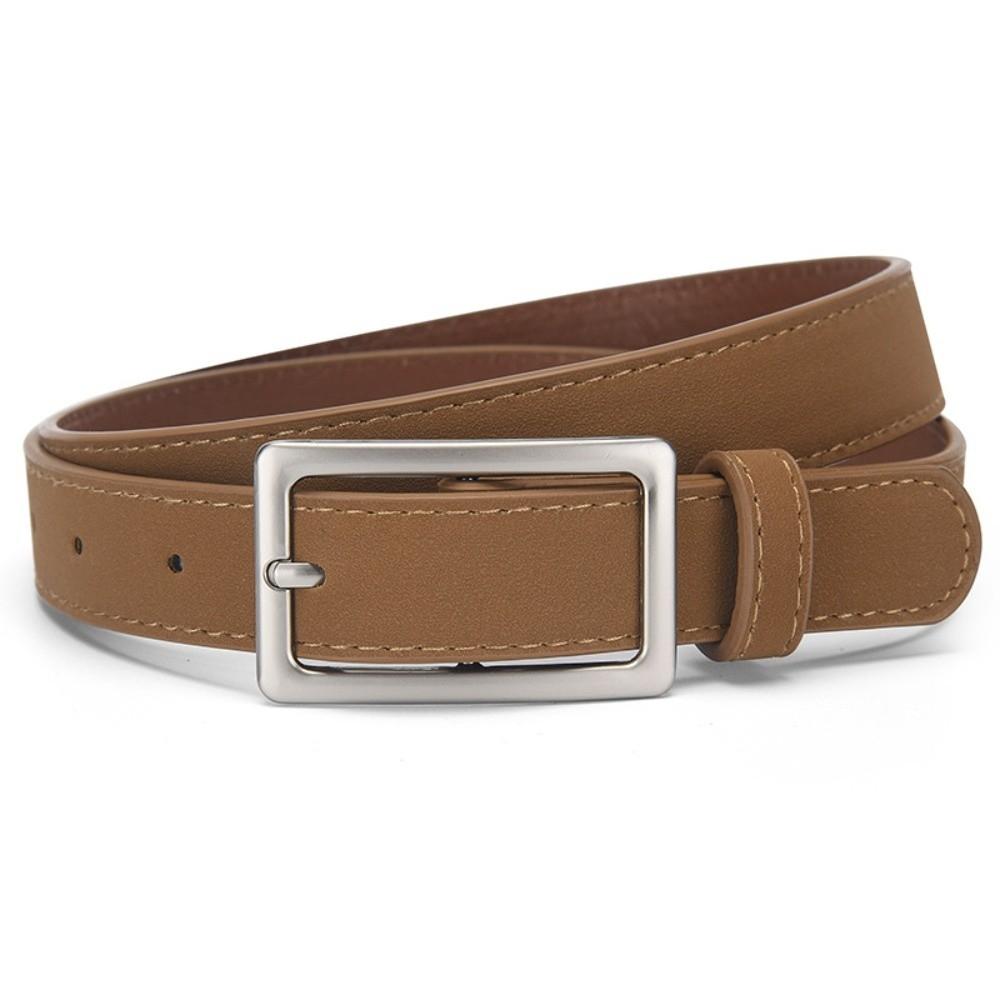 Retro Suede Leather Belt Luxury Design Frosted Waistband Trendy Business Waist Belt  For Women