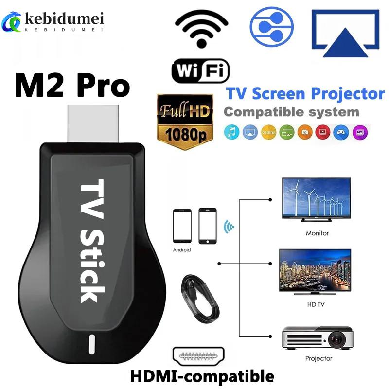 M2 TV Stick 4K 1080P Wireless WiFi TV Dongle Receiver HDMI-kompatibilní Smart TV Screen Projector pro DLNA IOS Andorid