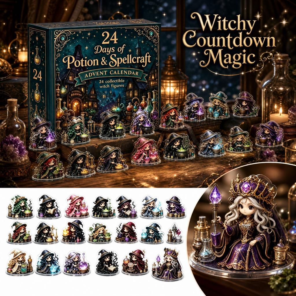 Christmas Advent Calendar with Days of Countdown Surprises for Kids and Adults
