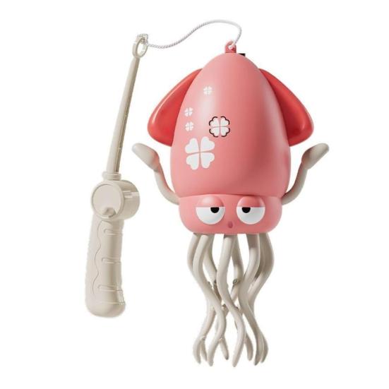 

Electric Dancing Octopus Toy with LED Lights Music Smart Obstacle Avoidance Auto-Wiggling Octopus Toy Toddlers Boys Girls Crawling Cartoon Octopus Toy рожевий