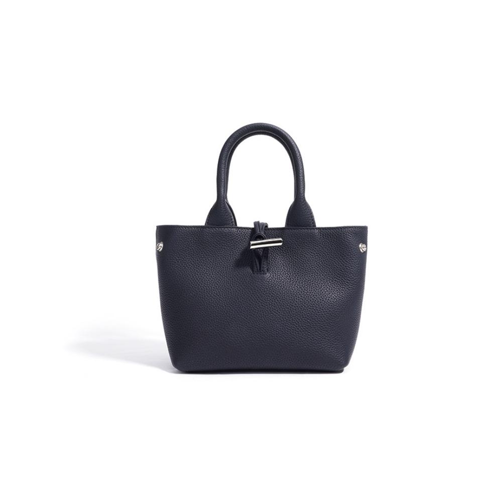 Niche Design New Small Bucket Bag High-end Soft Leather Hand Bag Versatile Fashion Leather Diagonal Span Women's Bag