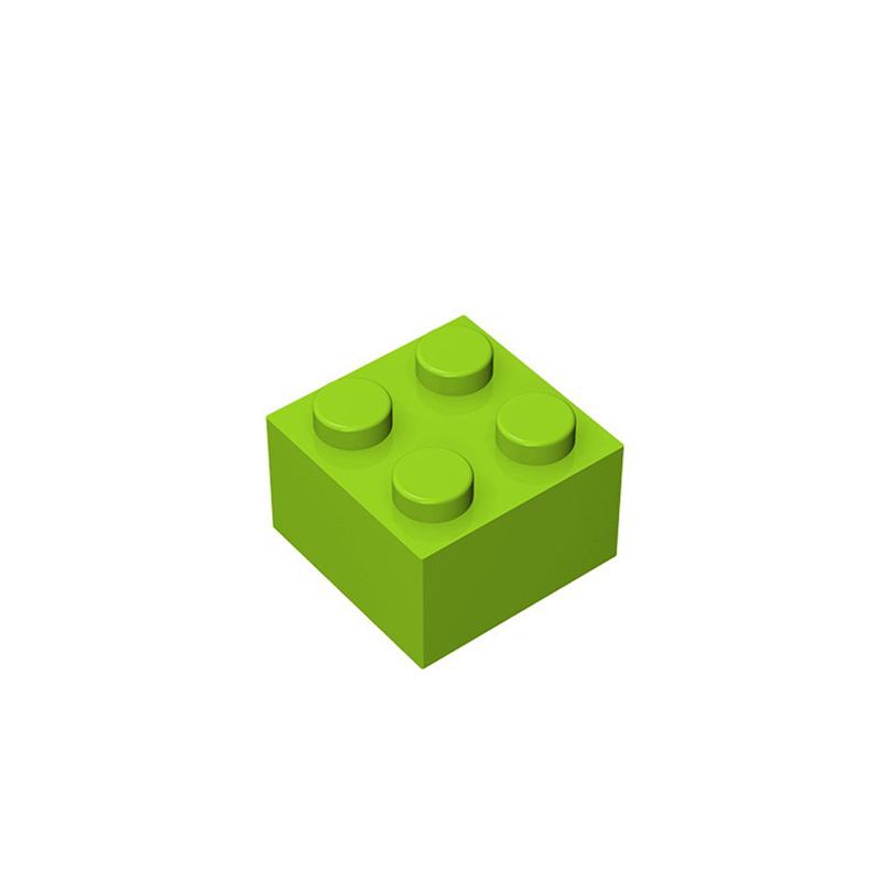 Non-Toxic 10Pcs 3003 2X2 High 4-Hole Building Block Moc Color Loose Parts Compatible With Brick Diy Children'S Toy Assembly