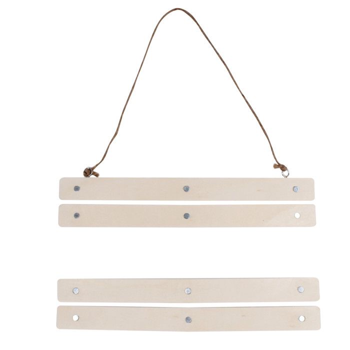 Porte-affiche magnétique - SODERTEX - A3 - Bois massif - 31 x 2 x 2,2 cm - Intérieur