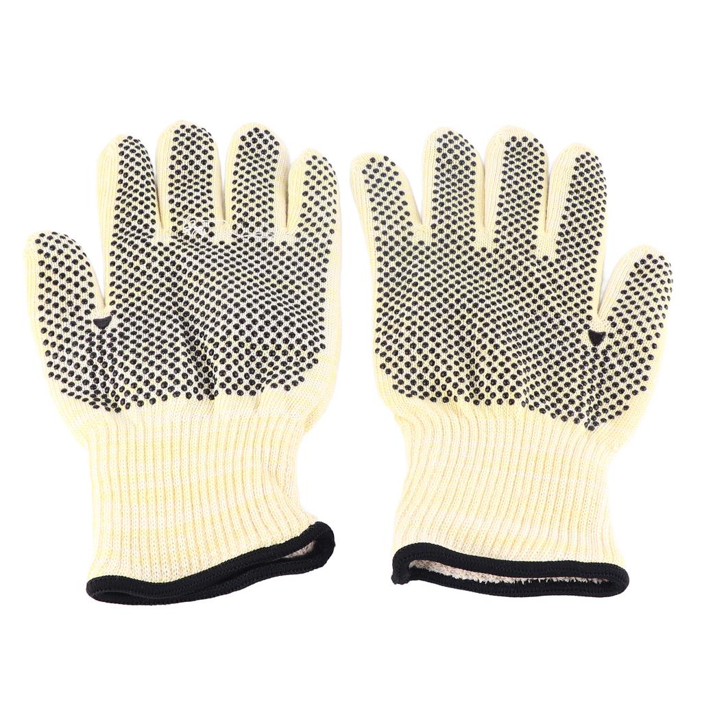 BBQ Grill Gloves 800 Celsius Heat Resistant Insulating Open Fire Proof Professional for Firepit Oven