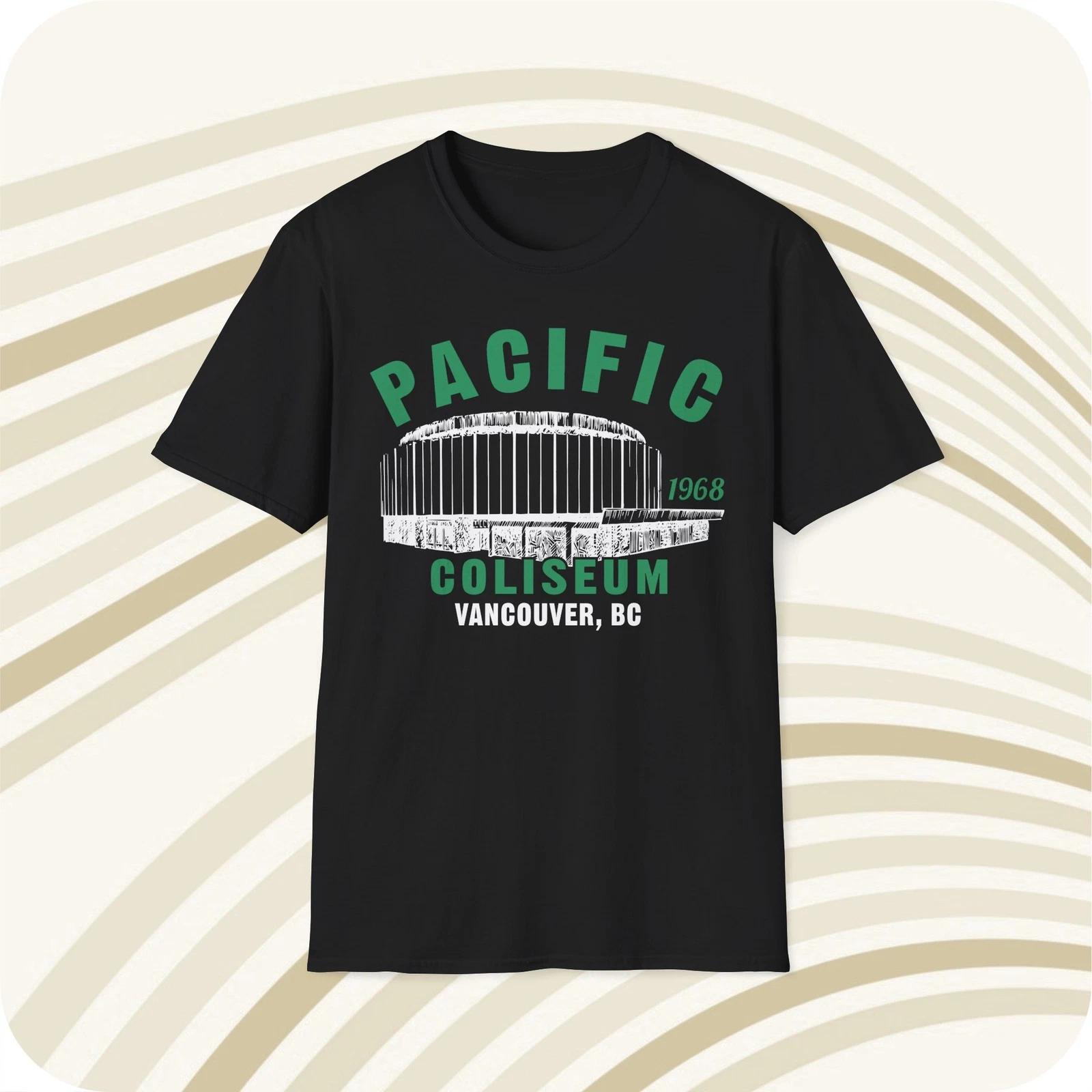 Men s and Women s T-shirts Pacific Coliseum 1968 Classic Cut Hockey T-Shirt - Vancouver Canucks XXXL
