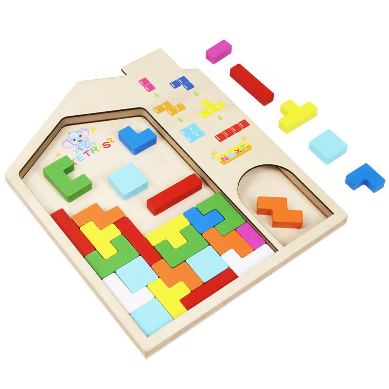 Tetris Building Blocks Puzzle Toy for Children, 3D Puzzle, Suitable for Children Aged 3 To 6, As A Birthday Gift for Boys and Girls