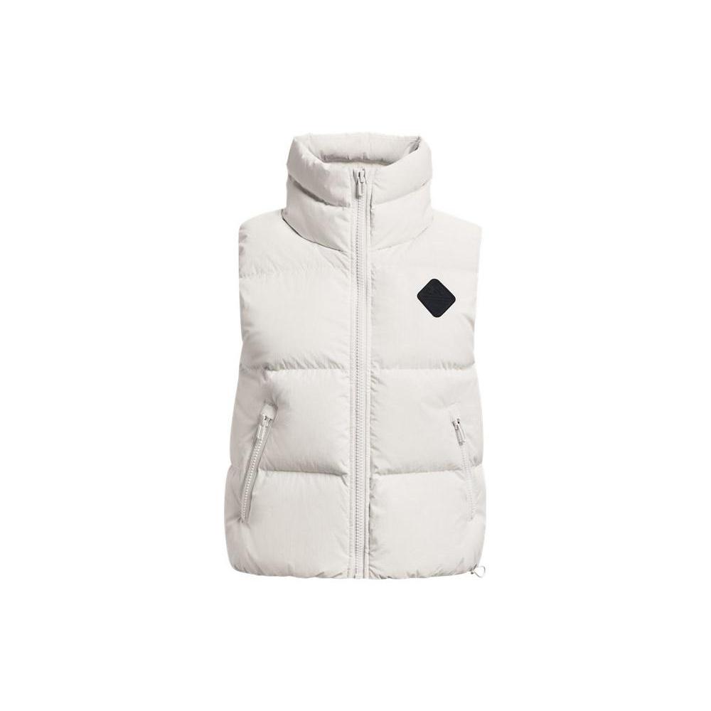 (WMNS) Under Armour ColdGear Infrared puffer Vest  White  Women s 1381660-112 XS