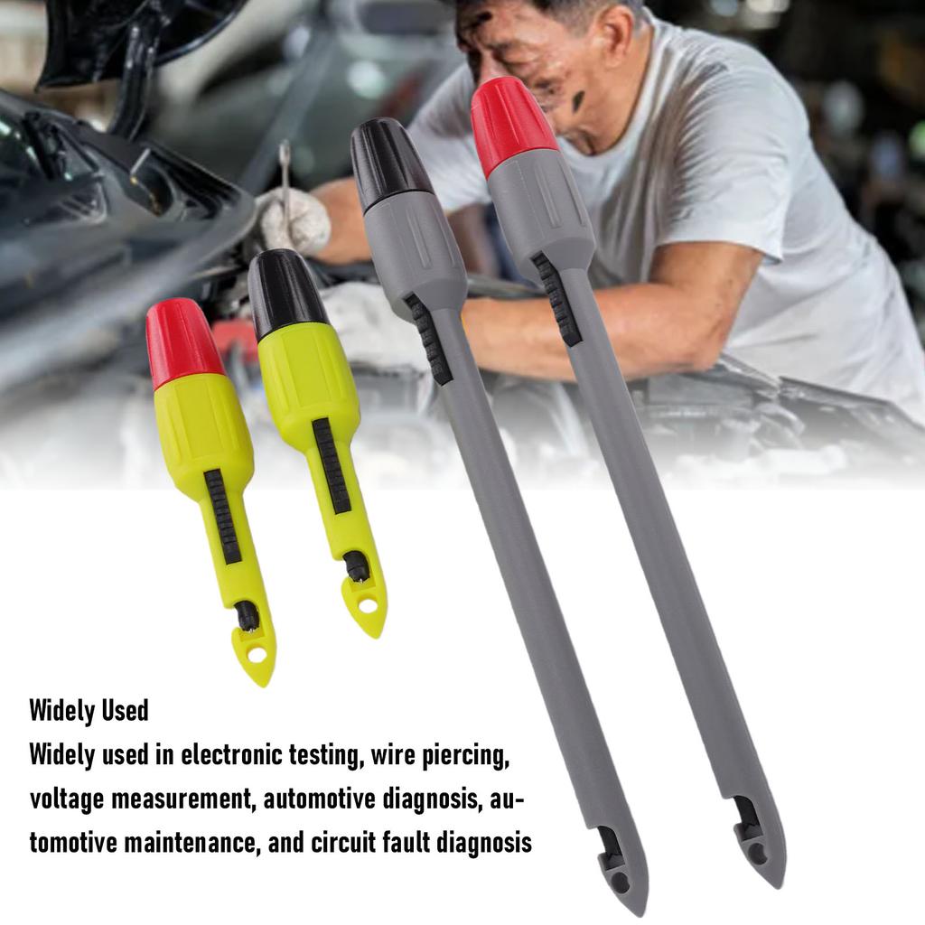 4 Pcs Wire Piercing Probe 2mm 4mm Insulation Piercing Clip for Multimeter Voltage Measurement Electrical Testing