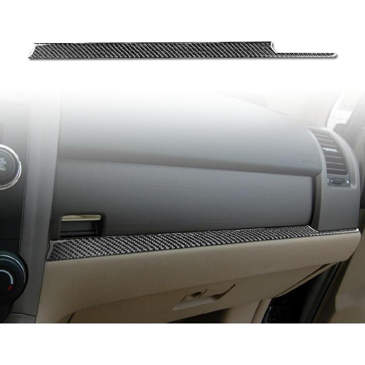 Carbon Fiber Center Console Car Gear Shift Panel Cover Carbon Fiber Sticker Car Interior Trim Compatible with Honda CR-V CRV 2007 2008 2009 2010 2011