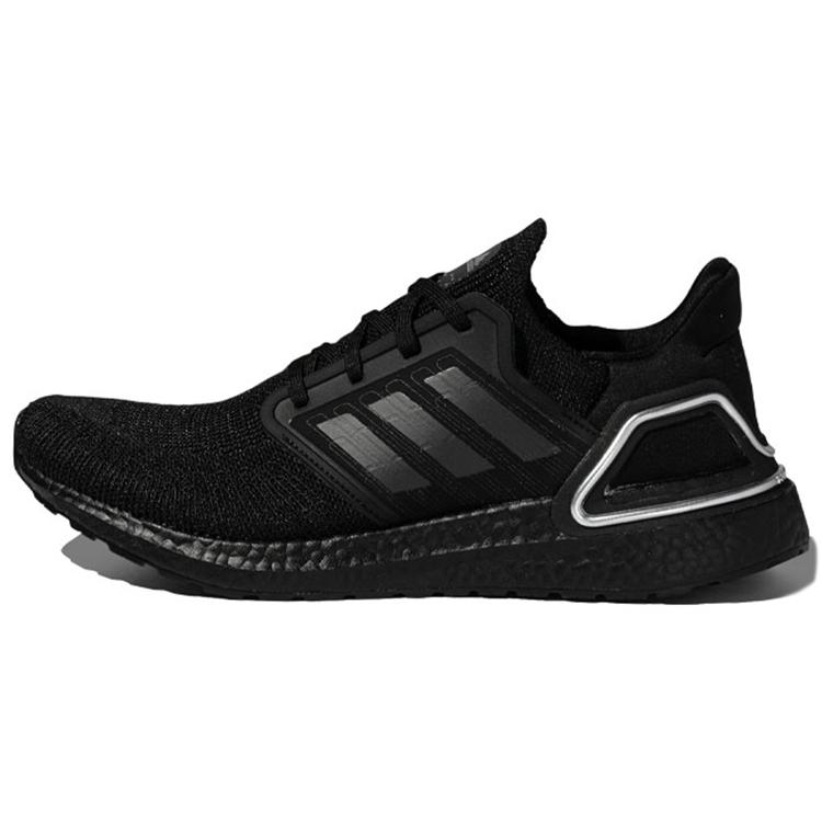 New Adidas UltraBoost 20 'Black Silver Metallic' H67281