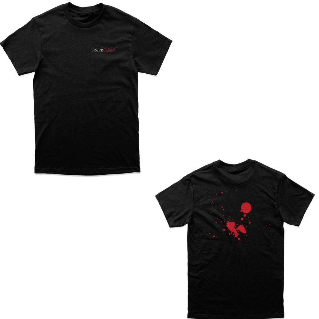 Nueva Camiseta de Algodón con Gráfico de la Banda JINJER Unisex Verano Manga Corta Marca de Moda Camiseta Lujo Casual Vintage Retro Top