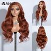 Noble Synthetic Lace Front Wig  28“ Highlight Honey Brown Body Wave Wig Cosplay Wigs For Women Wig Lace Front Wig Synthetic