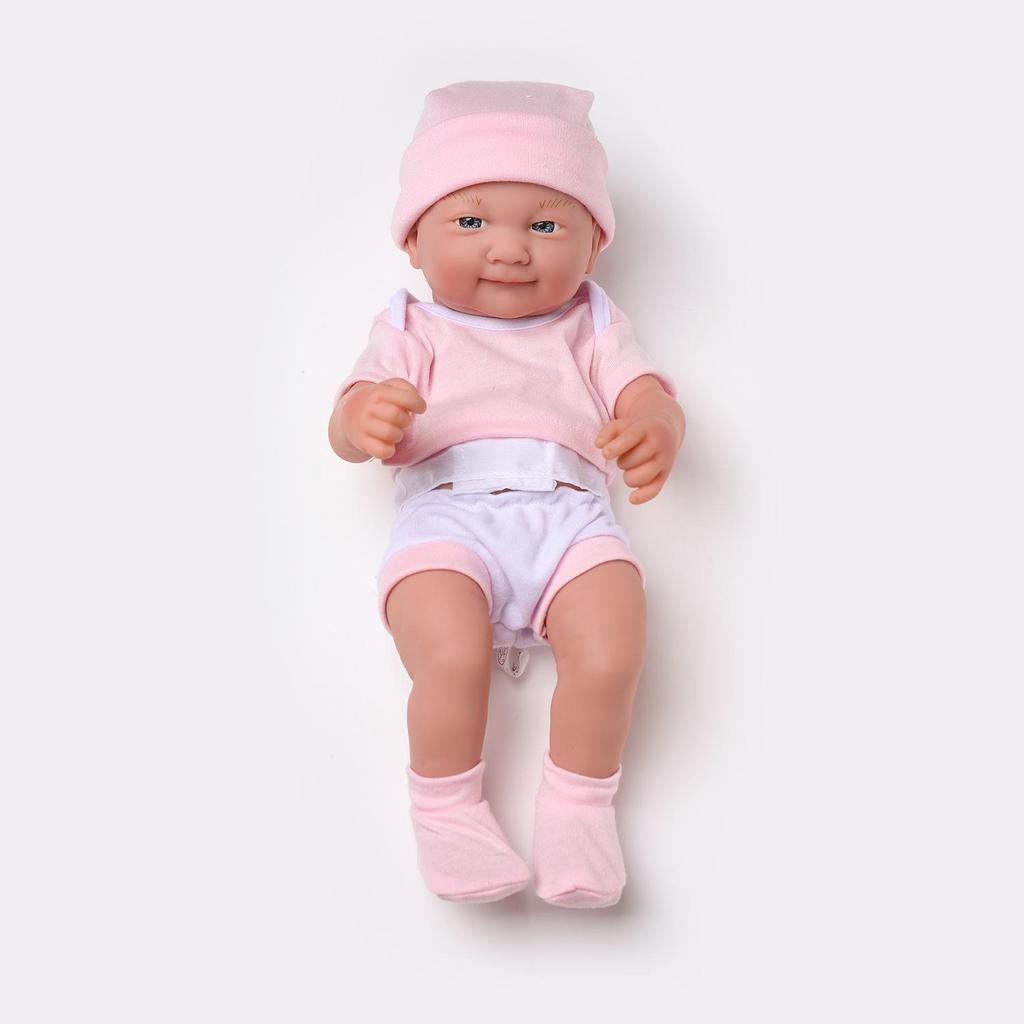 35cm Crying Silicone Reborn Baby Doll with Multiple Expressions - Realistic Children's Toy Gift