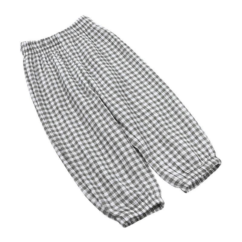 Baby Mosquito-Repellent Cotton Gauze Bloomers Spring Summer Lightweight Loose Fit Pants for Boys and Girls