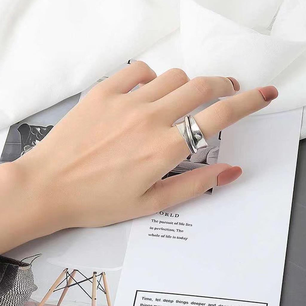 Vintage Wide Face Ring Ladies Stress Relief Ring Ladies Ring